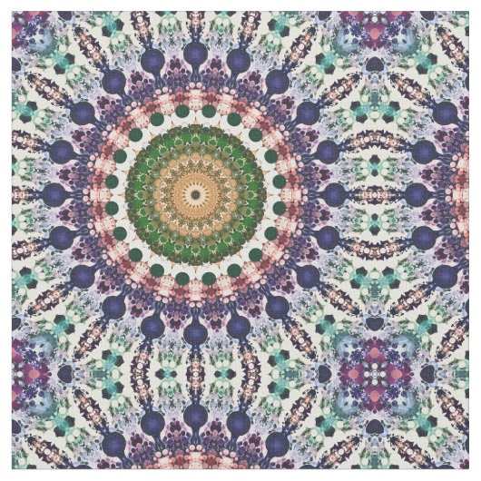 Tissu Spectral Mandala Abstrait (Fermer)