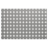 Tissu sphères de vérification noir et blanc (Yard)