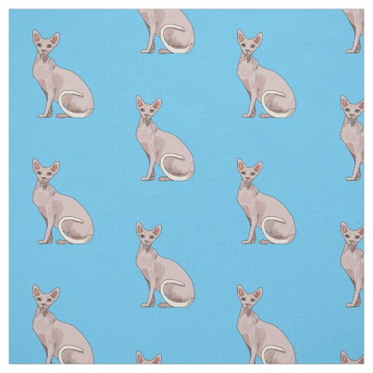 Tissu Sphynx cat (Échantillon)