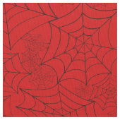 Tissu spiderweb halloween gothic spider web red (fermé)