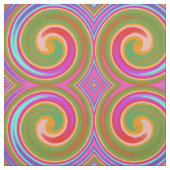 Tissu spirale colorée Abstraite (Échantillon)