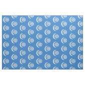 Tissu Spirale de lune d'argent sur bleu profond (Fat Quarter)