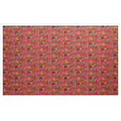 Tissu Spirales de fleurs - Chaud (Yard)