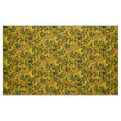 Tissu Spirales de fleurs - Jaune (Fat Quarter)