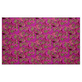 Tissu Spirales de fleurs - rose (Fat Quarter)