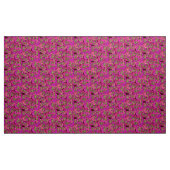 Tissu Spirales de fleurs - rose (Yard)