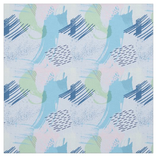 Tissu Spirales et lignes à main (Échantillon)