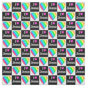 TISSU SPIRITUEL ET RELIGIEUX J'AIME JÉSUS
