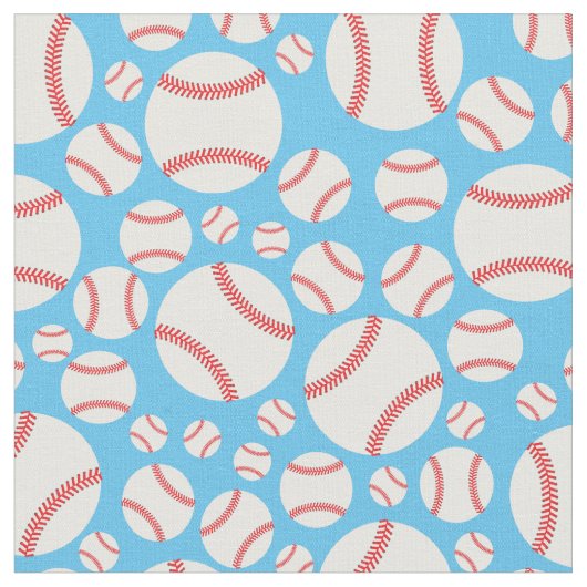 Tissu Sports de baseball mignon (Fermer)