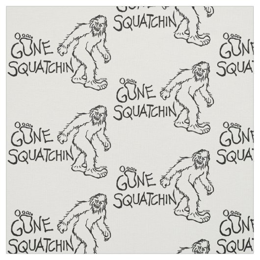 Tissu Squatchin allé (Échantillon)