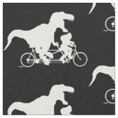 Tissu Squatchin allé faisant un cycle avec T-rex (Fermer)