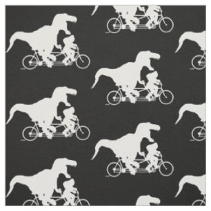 Tissu Squatchin allé faisant un cycle avec T-rex