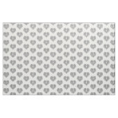 Tissu squelette cardiaque goth valentines (Yard)