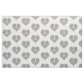 Tissu squelette cardiaque goth valentines (Fat Quarter)