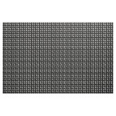 Tissu squelette noir blanc halloween (Yard)