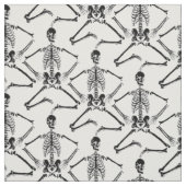 Tissu Squelettes noirs dansant sur l'arrière - plan (Échantillon)