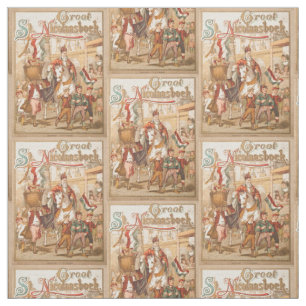 Tissu St néerlandais vintage Nick Sinterklaas de