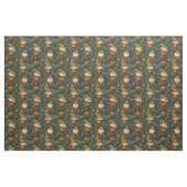 Tissu St Patrick Gnome Pot Gold 4 feuille Motif de trèfl (Fat Quarter)