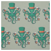 Tissu St patrick Octopus (Échantillon)