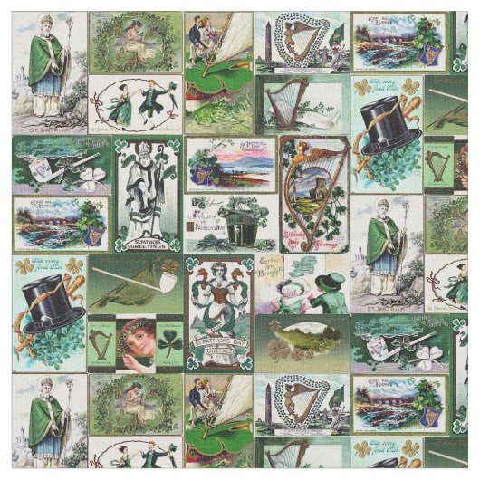 Tissu St Patrick's vintage (Fermer)
