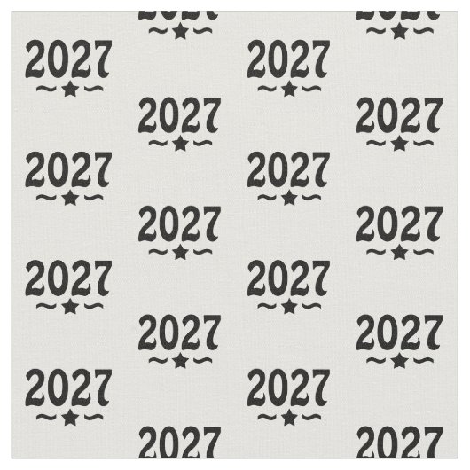 Tissu Star Class of 2027 Graduation (Fermer)