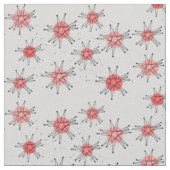 Tissu Starbursts Modernes Du Milieu Du Siècle (Fermer)