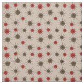 Tissu Starbursts Modernes Du Milieu Du Siècle (Échantillon)
