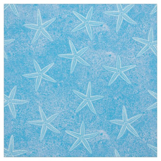Tissu Starfish Aqua Blue (Échantillon)