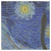 Tissu Starry Night Vincent van Gogh Tiled (Fermer)