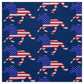 Tissu Stars and Stripes Mustang (bleu) (Échantillon)
