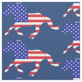 Tissu Stars and Stripes Mustang (bleu) (Détail)
