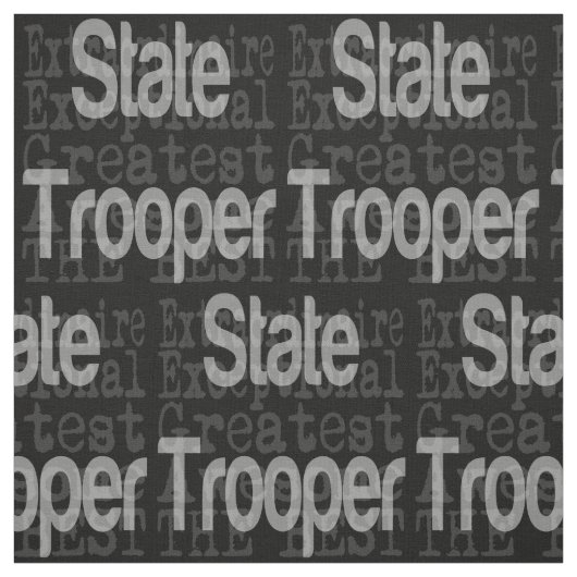 Tissu State Trooper Extraordinaire (Échantillon)