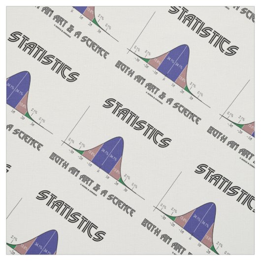 Tissu Statistiques les deux geek d'humour de courbe de (Échantillon)