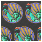 Tissu Statue de la Liberté Emblem Design (fermé)