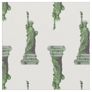 Tissu statue de liberté new york