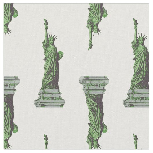 Tissu statue de liberté new york (Fermer)