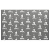 Tissu Statue du Bouddha blanc (Fat Quarter)