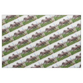 Tissu Statues de chevaux (Fat Quarter)
