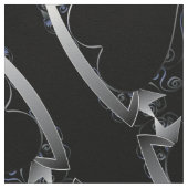 Tissu Steampunk 3D Black Heart Series (Détail)