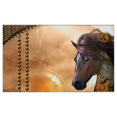 Tissu Steampunk, cheval impressionnant de steampunk (Fat Quarter)