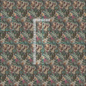 Tissu steampunk chintz beige (Carreau)