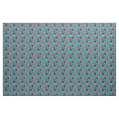 Tissu Steampunk Funky Gothic Gris et Bleu Motif (Yard)
