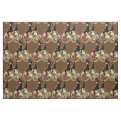 Tissu Steampunk pennyfarthing temps de voyage (Fat Quarter)