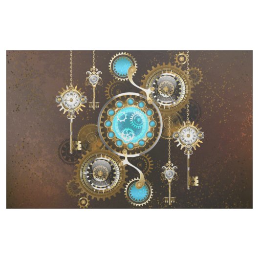 Tissu Steampunk Rusty Background (Yard)