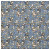 Tissu Steampunk sur Blue Denim (Échantillon)