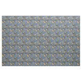 Tissu Steampunk sur Blue Denim (Fat Quarter)