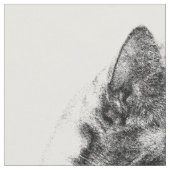 Tissu Stella le chat gris (Fermer)