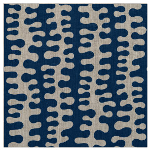 Tissu Stripes Bio - Style Indigo