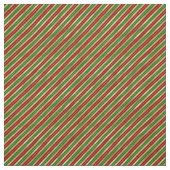 Tissu Stripes de Noël Rouge Vert Or (Échantillon)