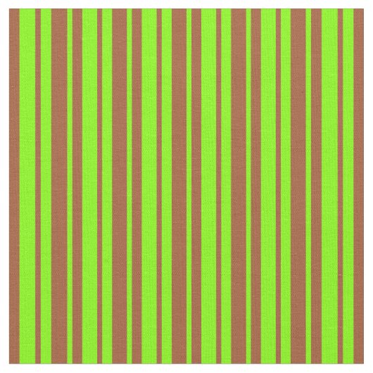 Tissu Stripes de Sienne et Chartreuse (Fermer)